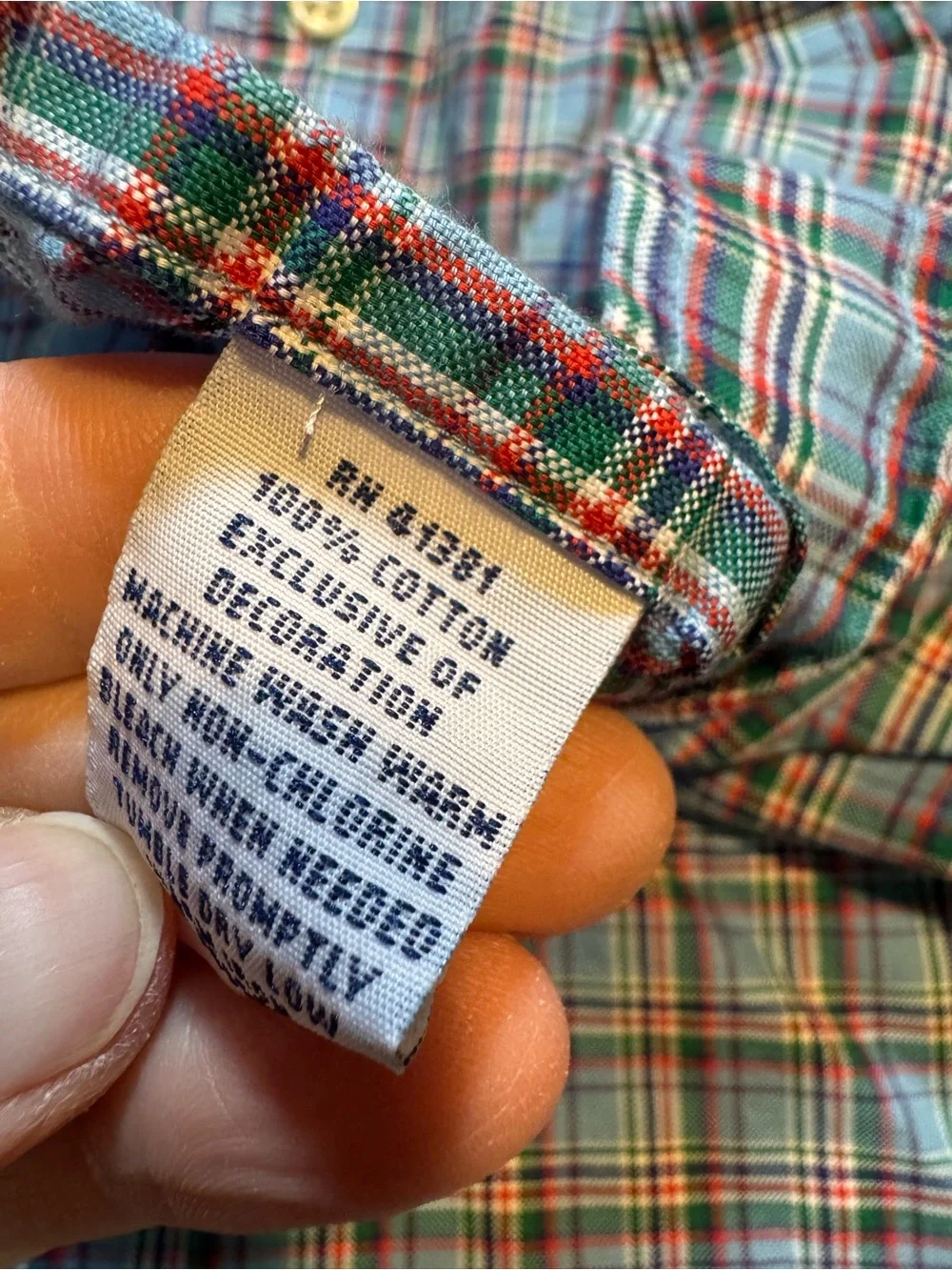 Polo by Ralph Lauren Blue Plaid Button-Down Slim Fit Shirt - XL